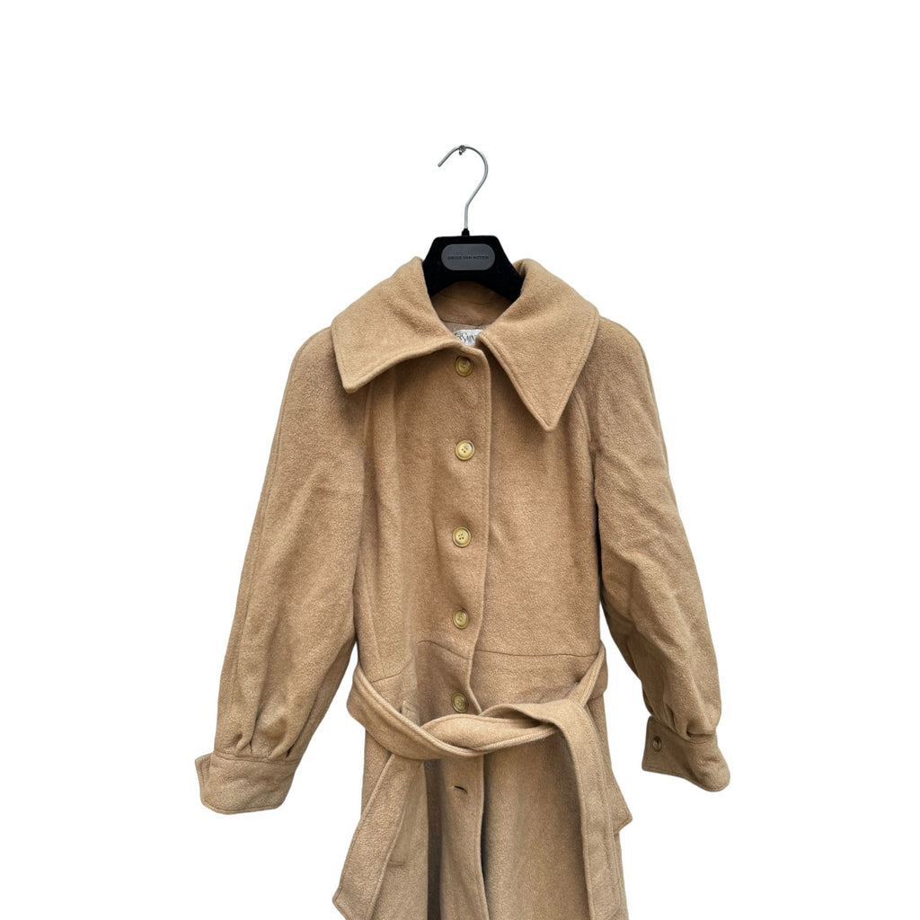 Vintage 1960s Brown Cashmere Coat