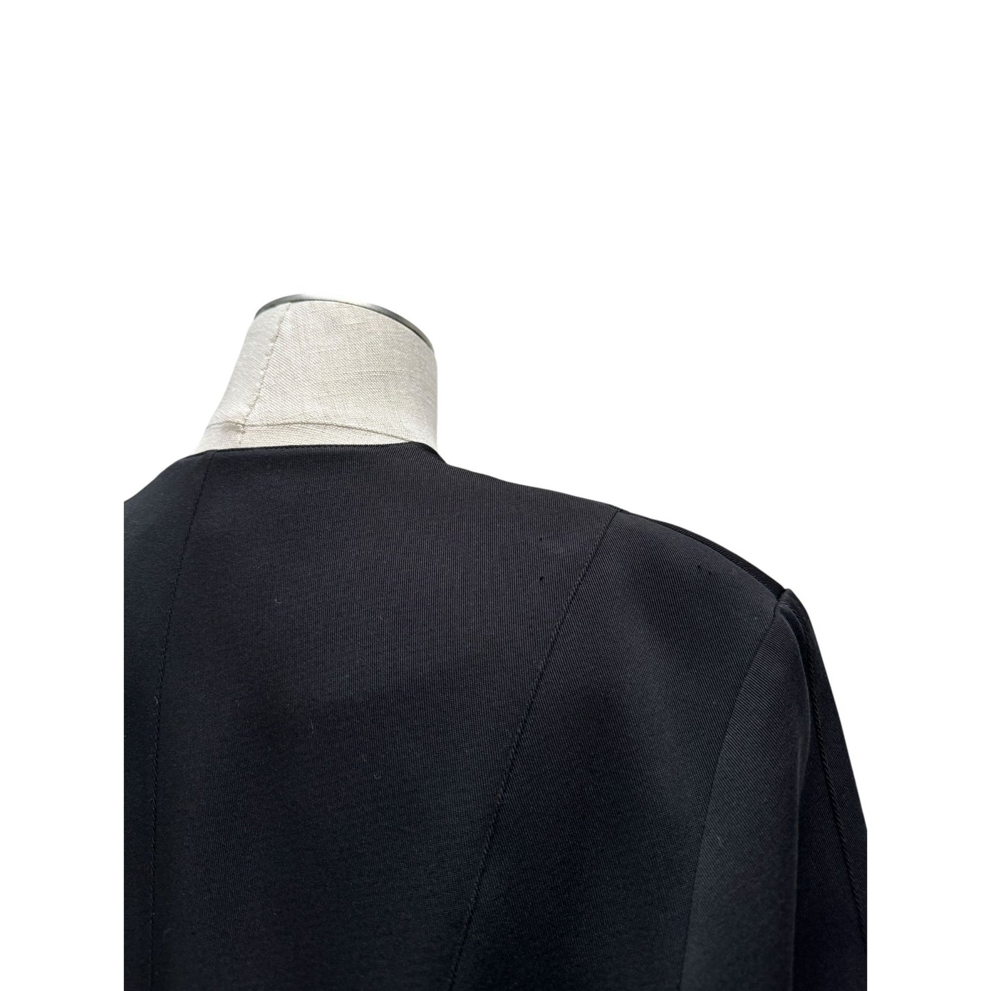 1990s Black Structured Blazer Jacket
