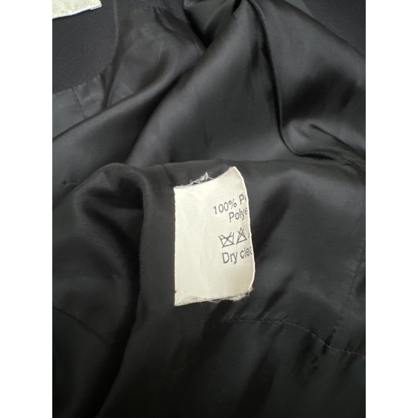 1990s Black Structured Blazer Jacket