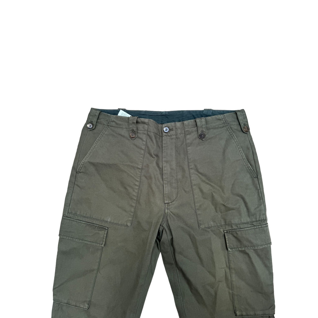 Kaki Cargo Pants Iconic 4 Stitches on the back