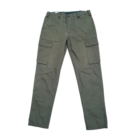 Kaki Cargo Pants Iconic 4 Stitches on the back