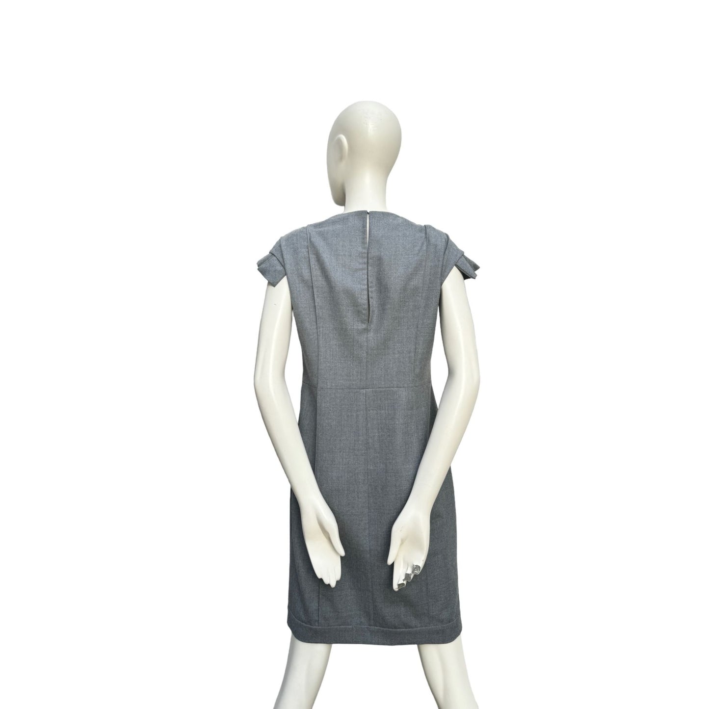 Dark Grey Wool Dress