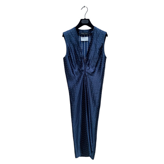 SS 2007 Navy Silk Stars Dress