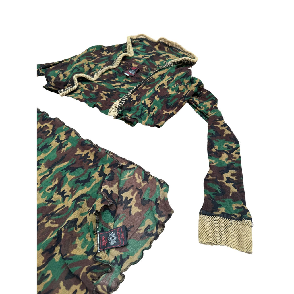 Vintage Camo Mesh Twin Set