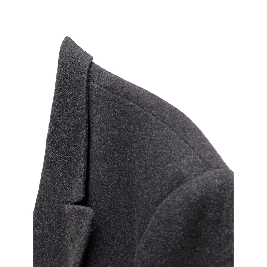 Grey Double Breasted Cashmere Wool OverCoat