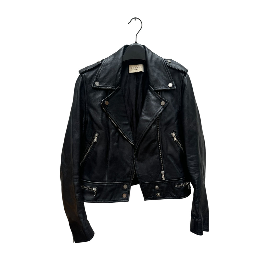 Black Biker Leather Jacket