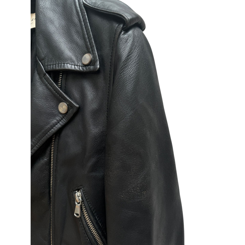 Black Biker Leather Jacket