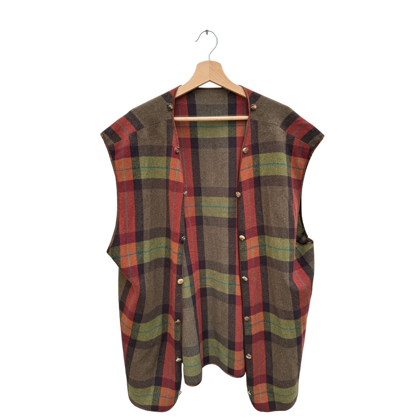 Kaki Quilted Jacket  Detachable Wool Lining