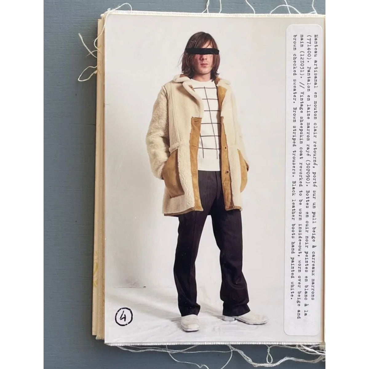 0/10 FW 2002 Artisanal Reversible Shearling Coat