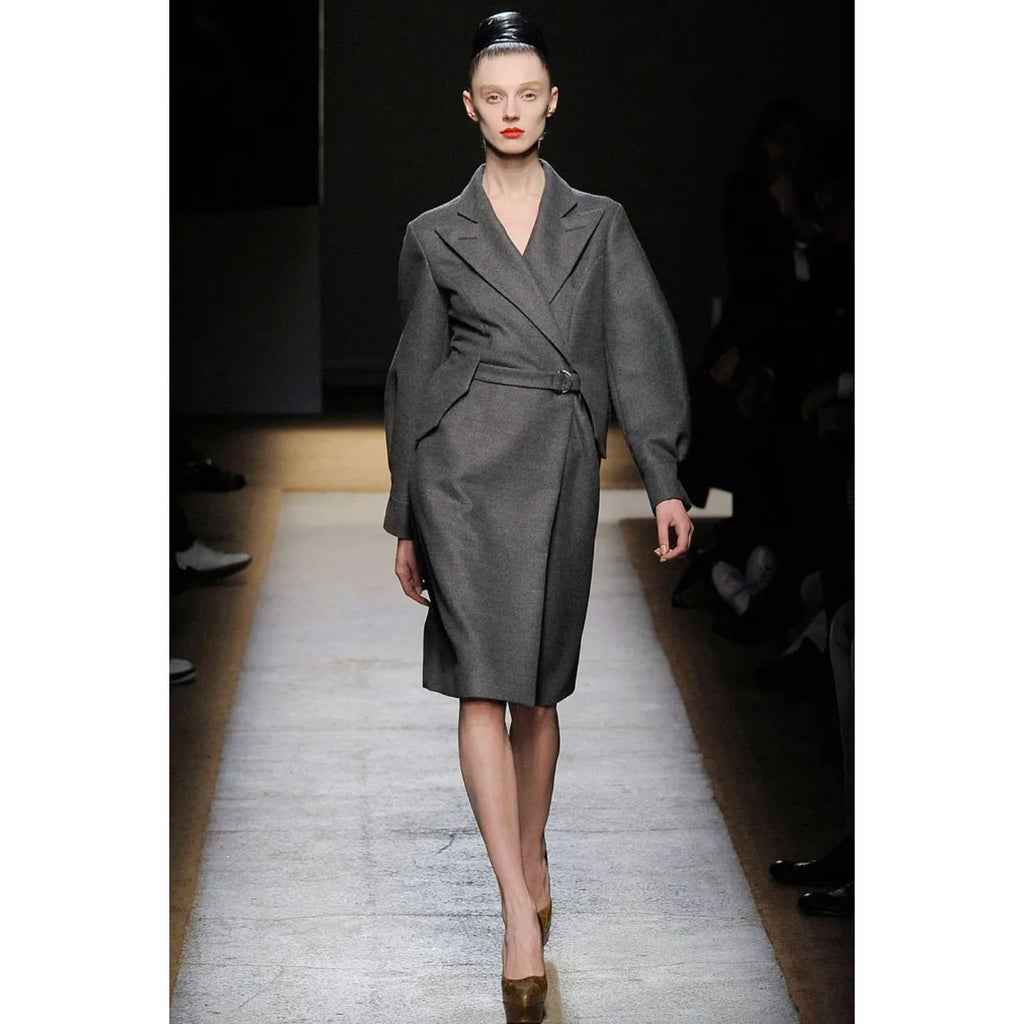 By Tom Ford  Fall Winter 2009  Grey Wool Coat