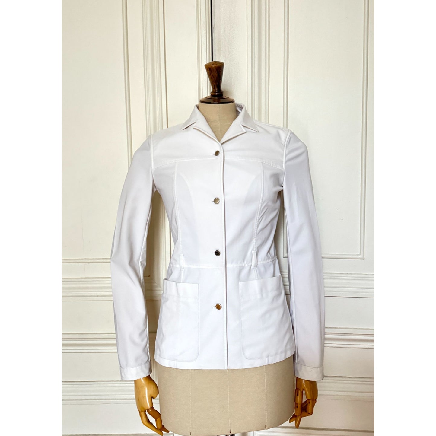 White Tailored Blazer Jacket 