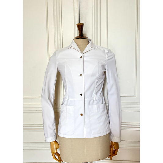 White Tailored Blazer Jacket 