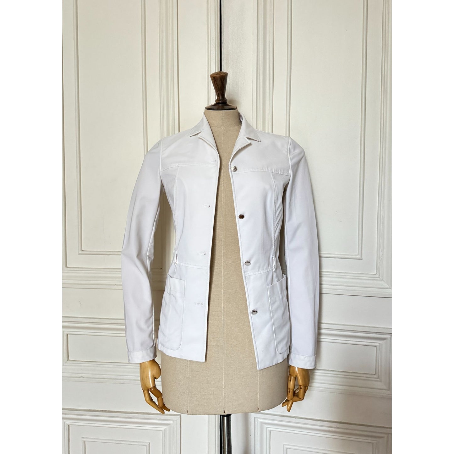 White Tailored Blazer Jacket 