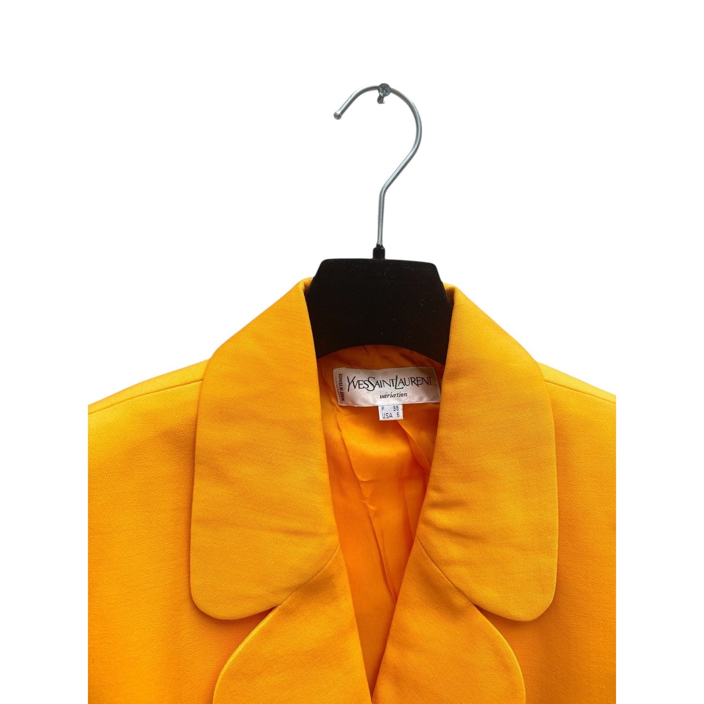 Vintage 1990s Yellow Heart Shape Blazer Jacket