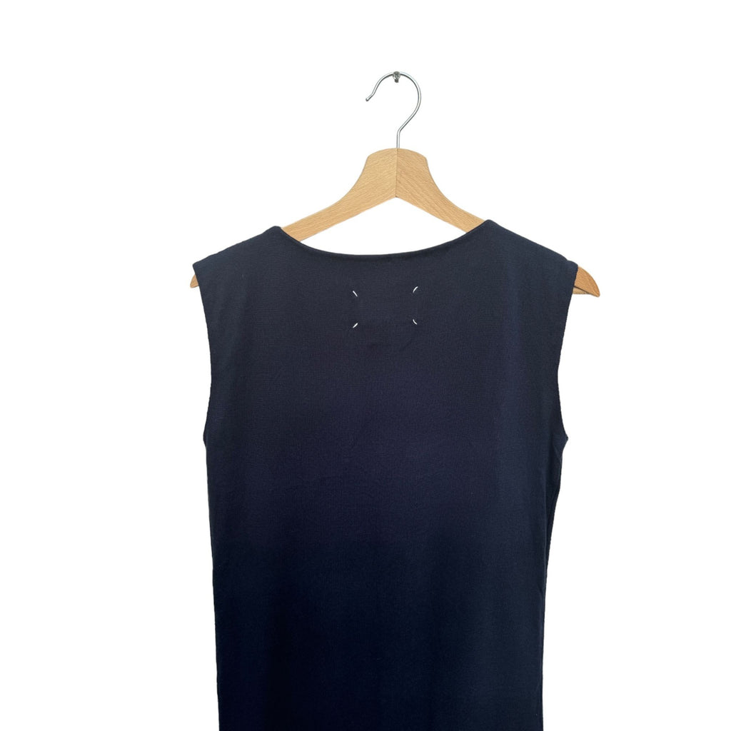 Dark Navy Wool Dress Line 1