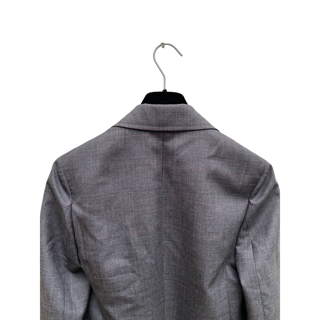 Grey Wool Blazer Jacket