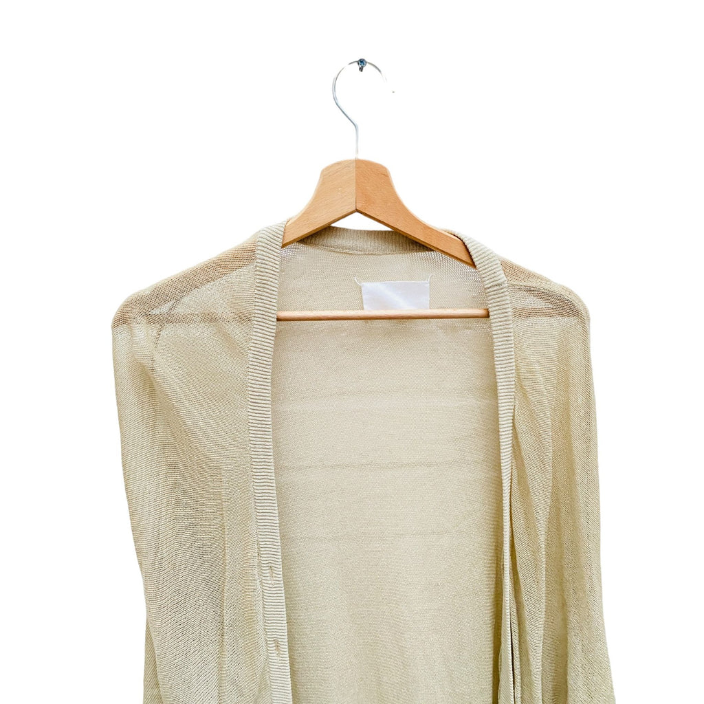 SS 2007 Beige Long Cardigan