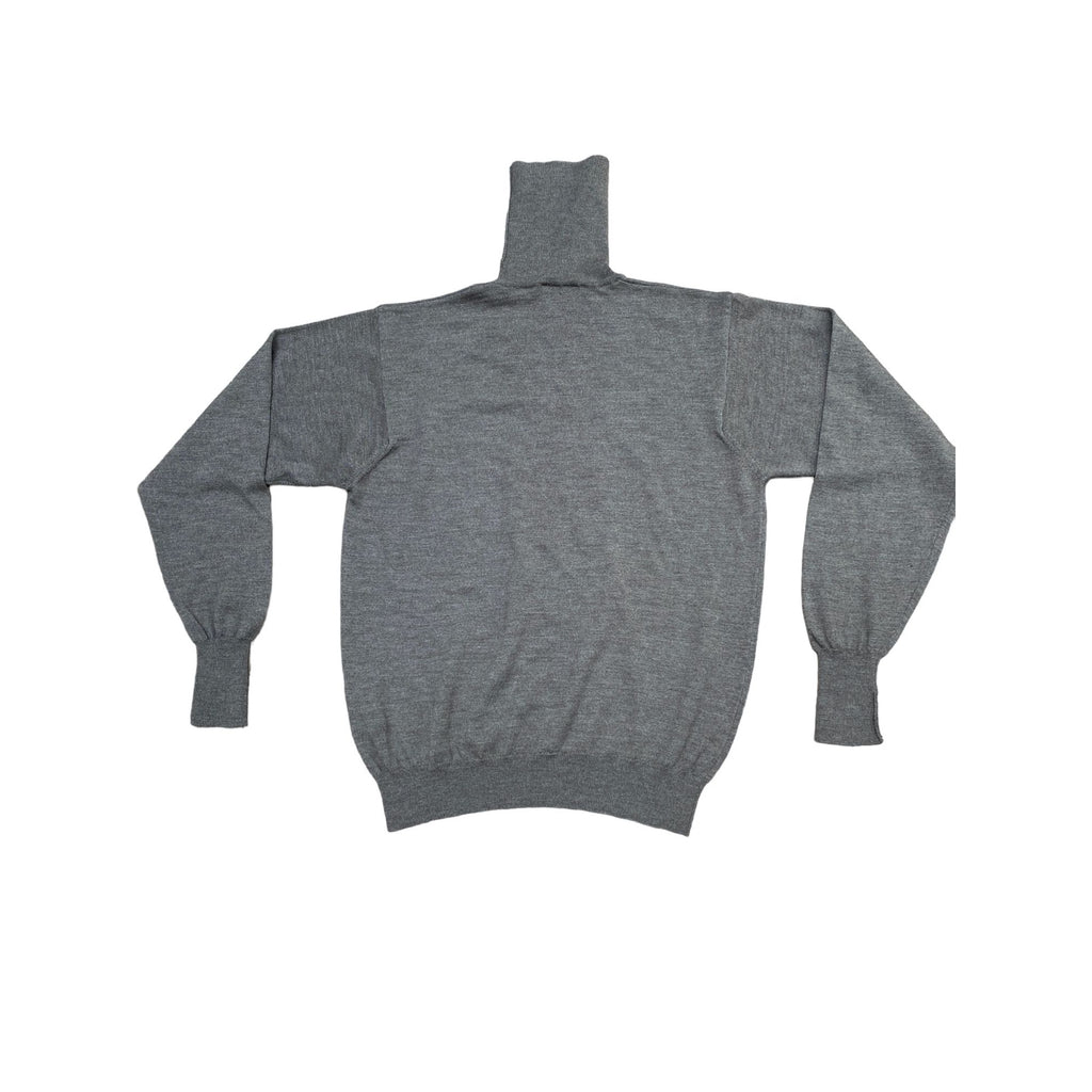 Grey Merino wool Rollneck