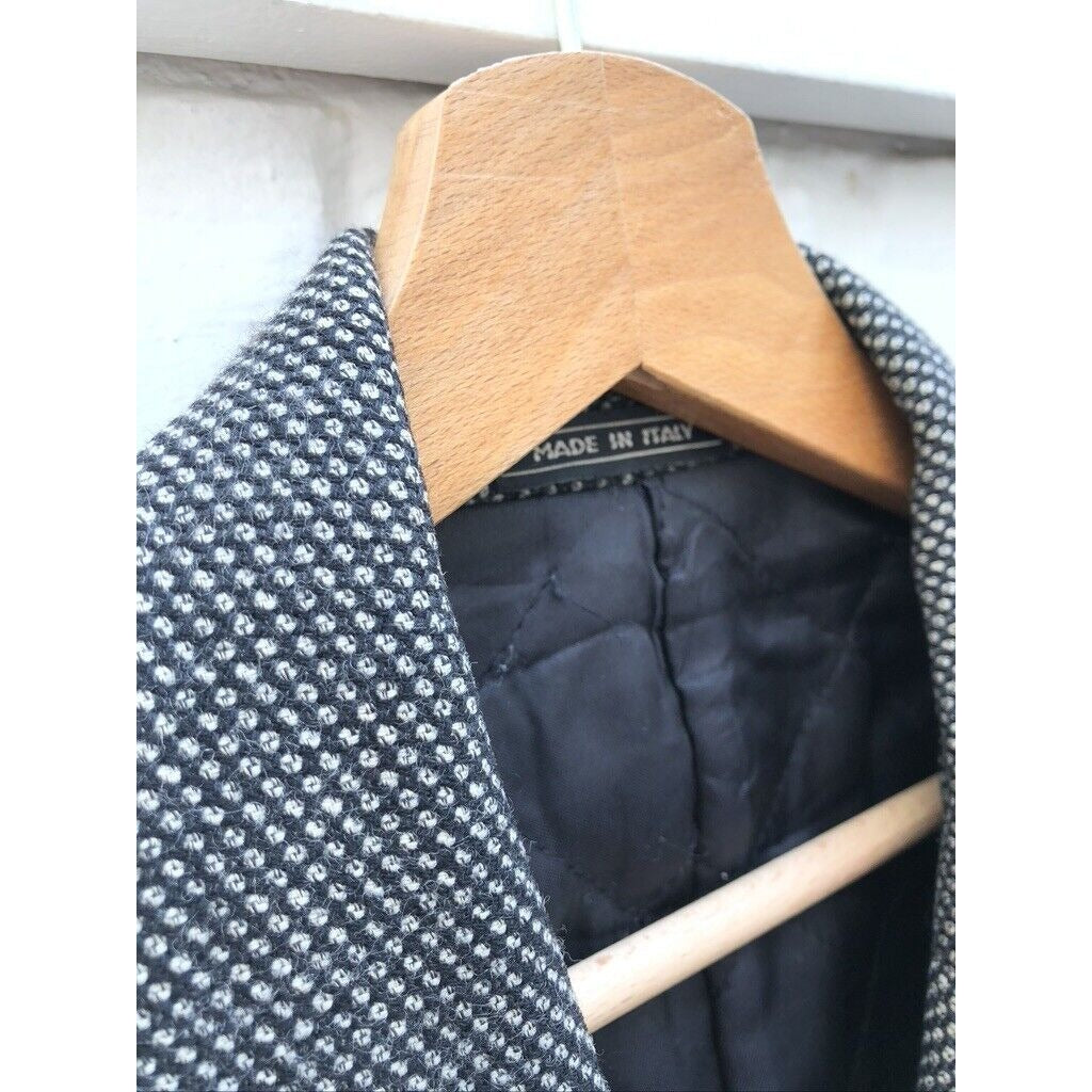 Double BreastedGrey Wool Coat