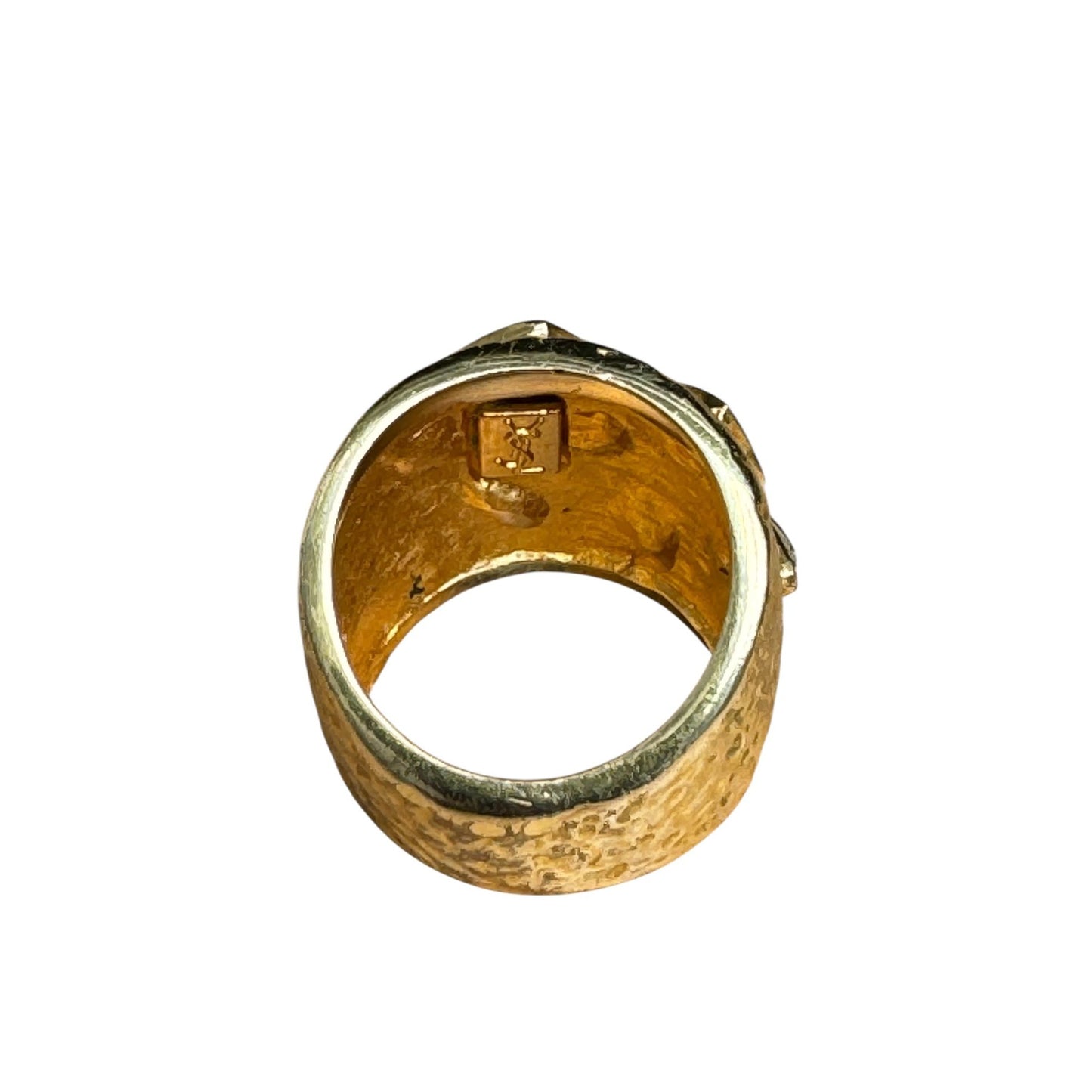 Vintage 1980s Gold Statement Ring 