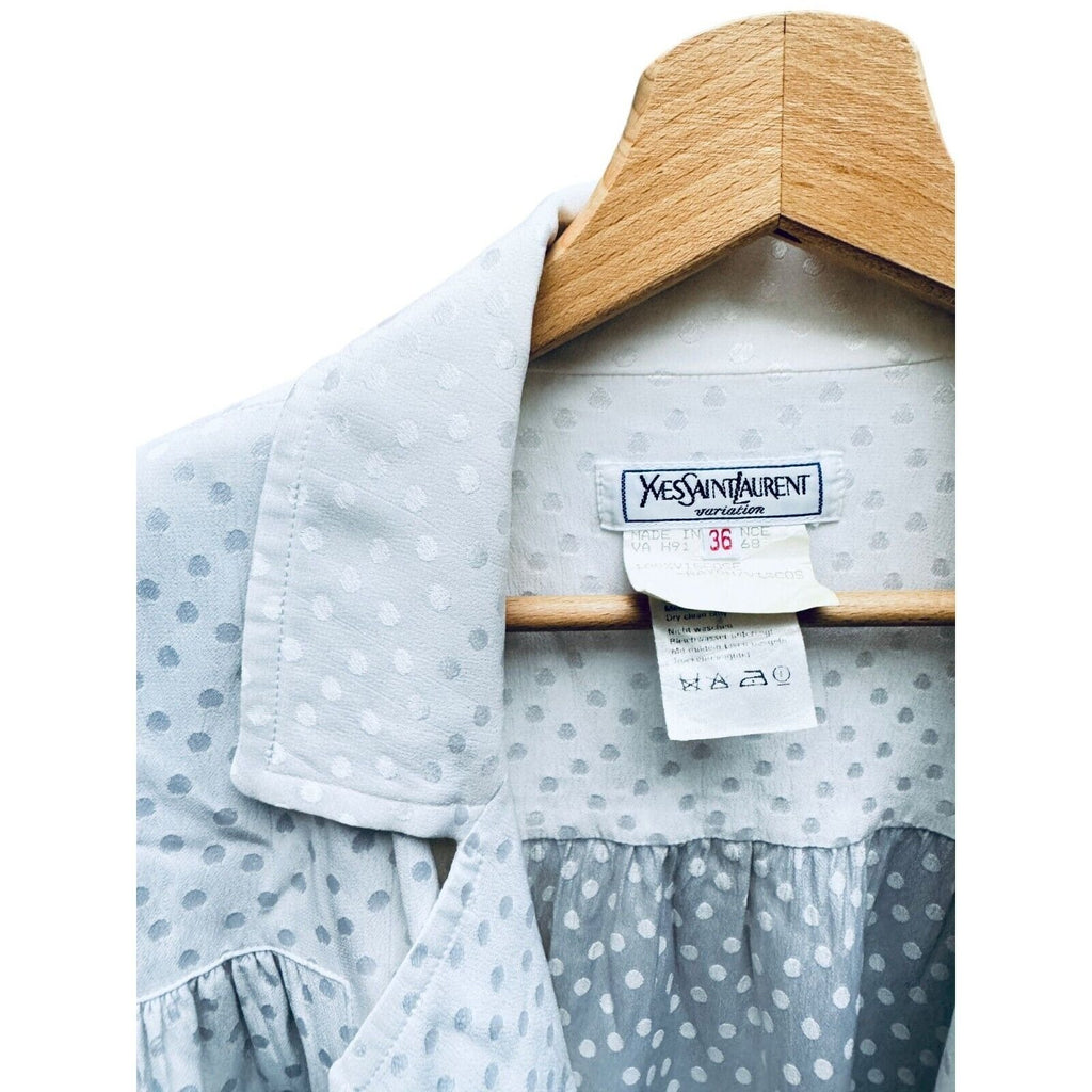 FW 1991 White Dot Double Breasted Shirt