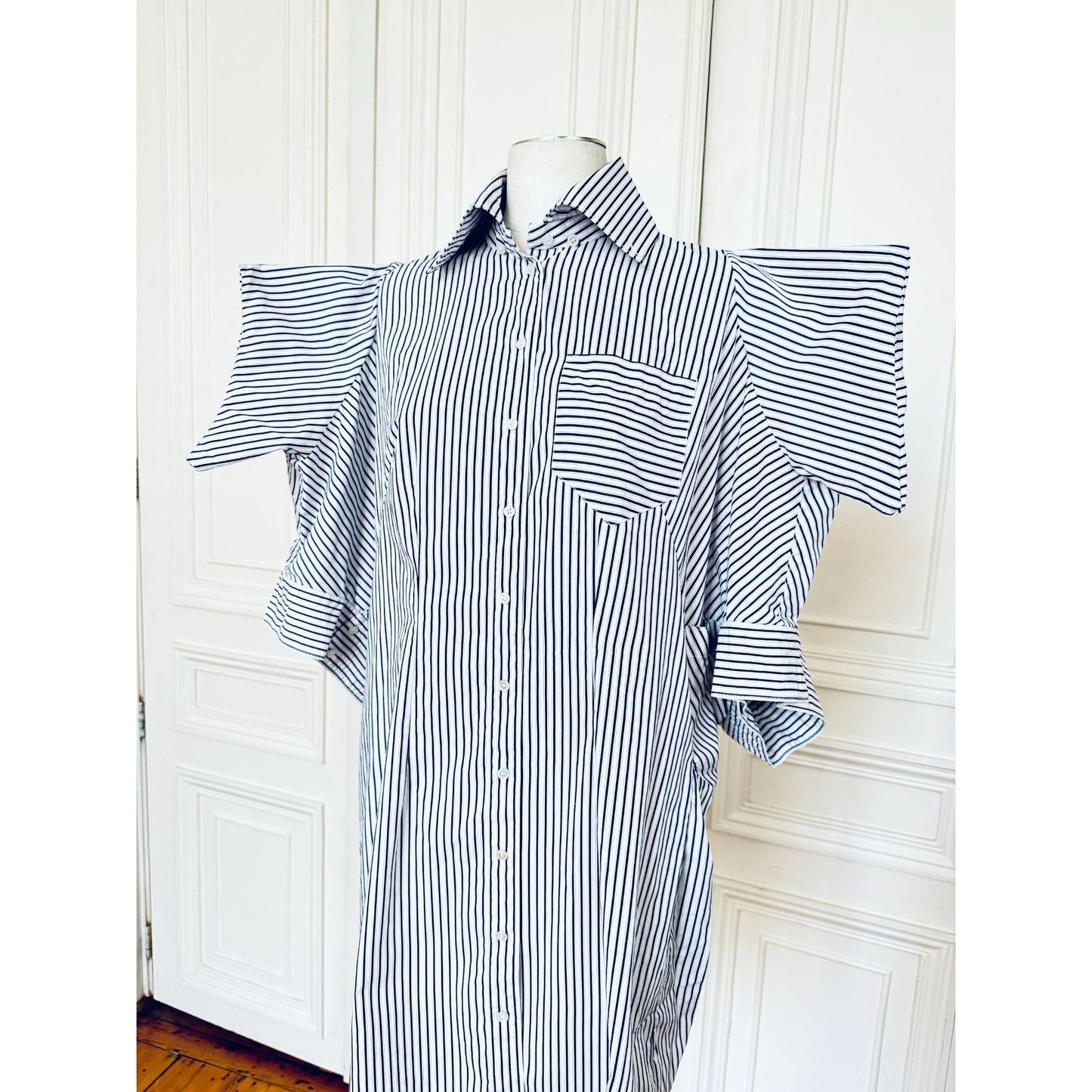 Resort 2010 Striped Origami Dress 