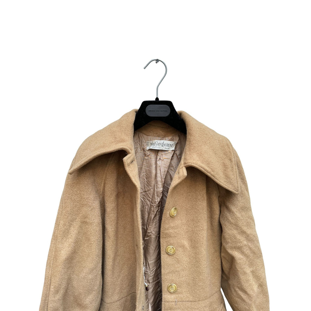 Vintage 1960s Brown Cashmere Coat