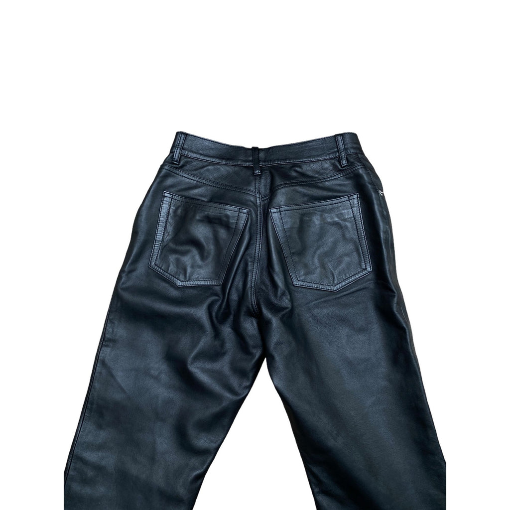 1998 Black Leather Pants Unisex