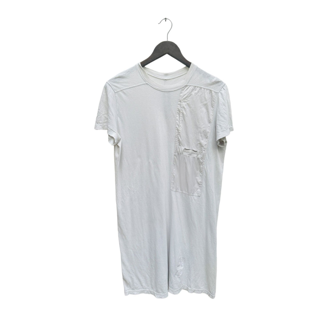 Men White Long T-shirt