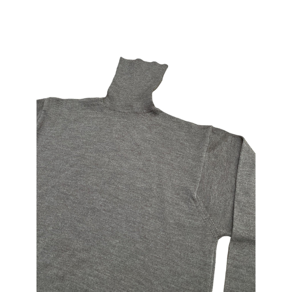 Grey Merino wool Rollneck