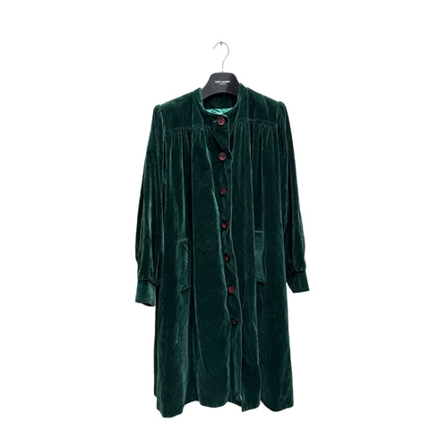 Vintage Green Velvet Coat