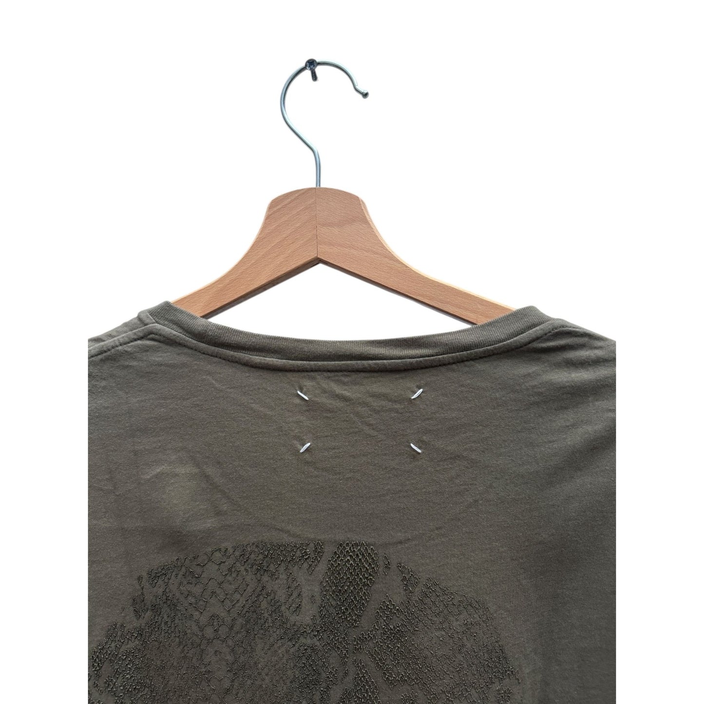 SS 2011 Khaki Snake-Motif T-Shirt