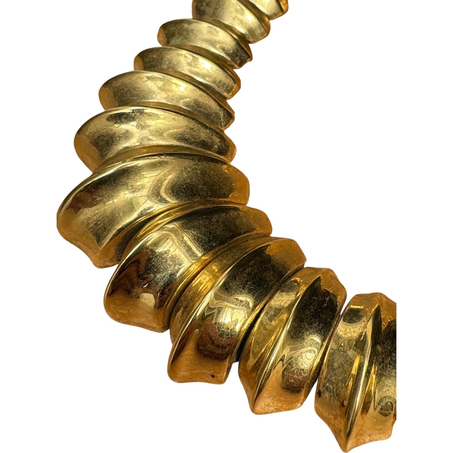 1980s Gold-Tone Statement Necklace