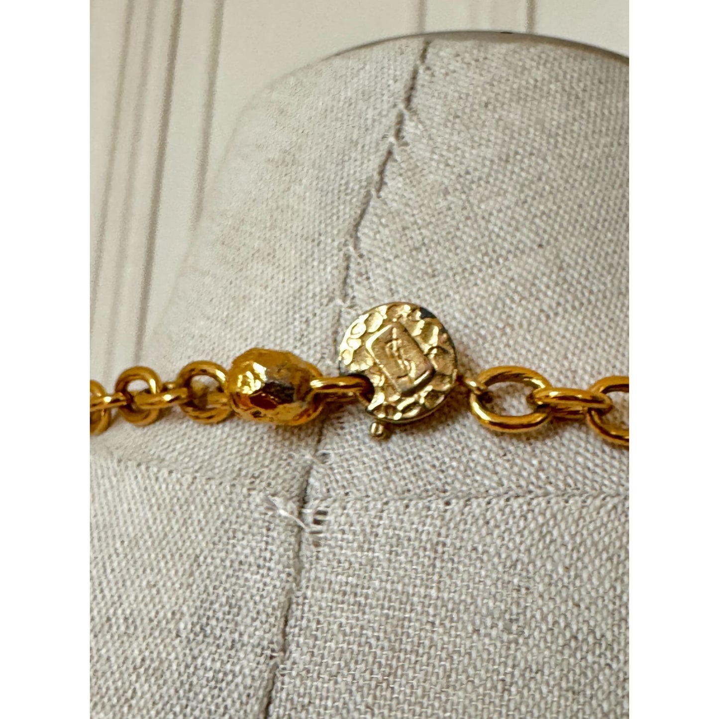 1980s Gold-Tone Statement Necklace