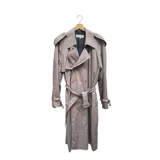 Vintage Trench Coat – Eggplant Color 