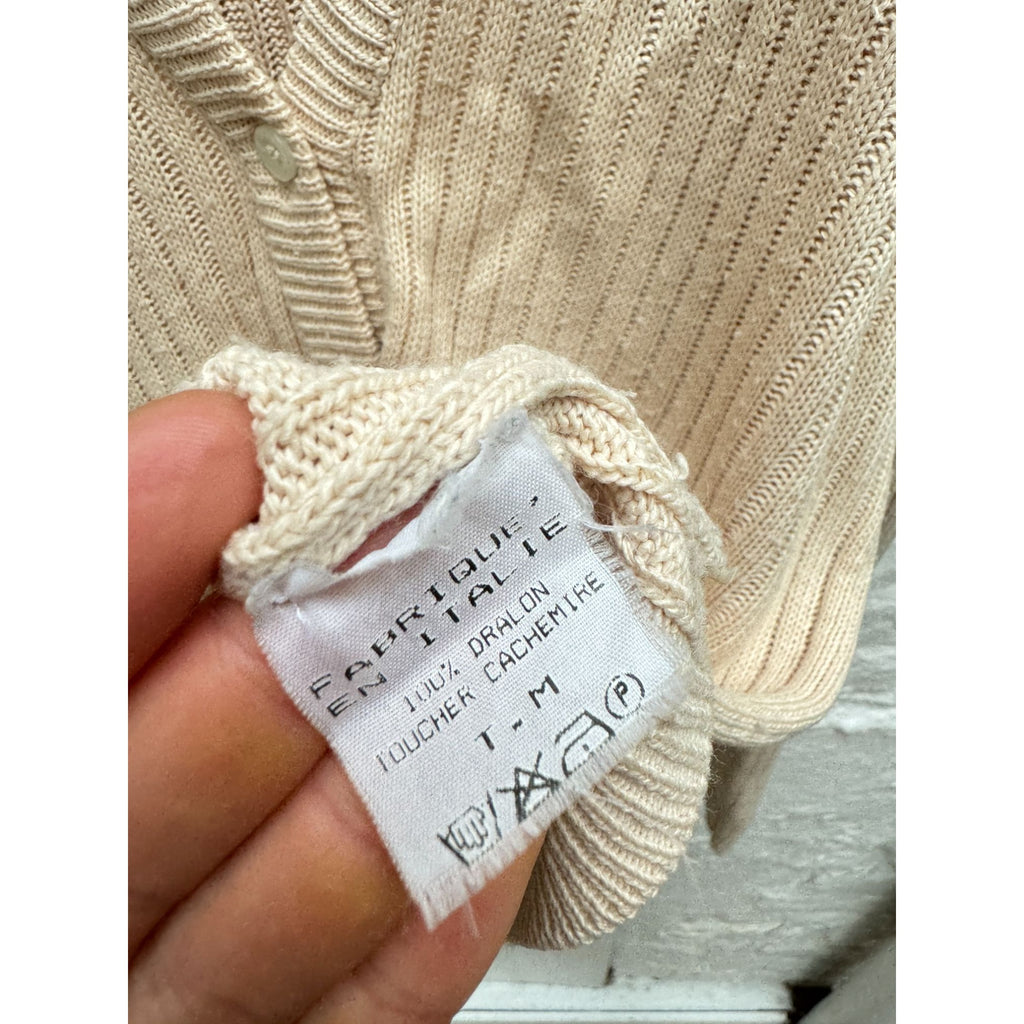 Vintage Beige Dralon Cardigan