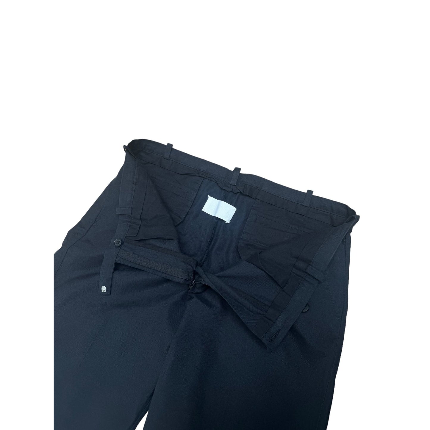 SS 2006 Vintage Black Formal Straight Pants