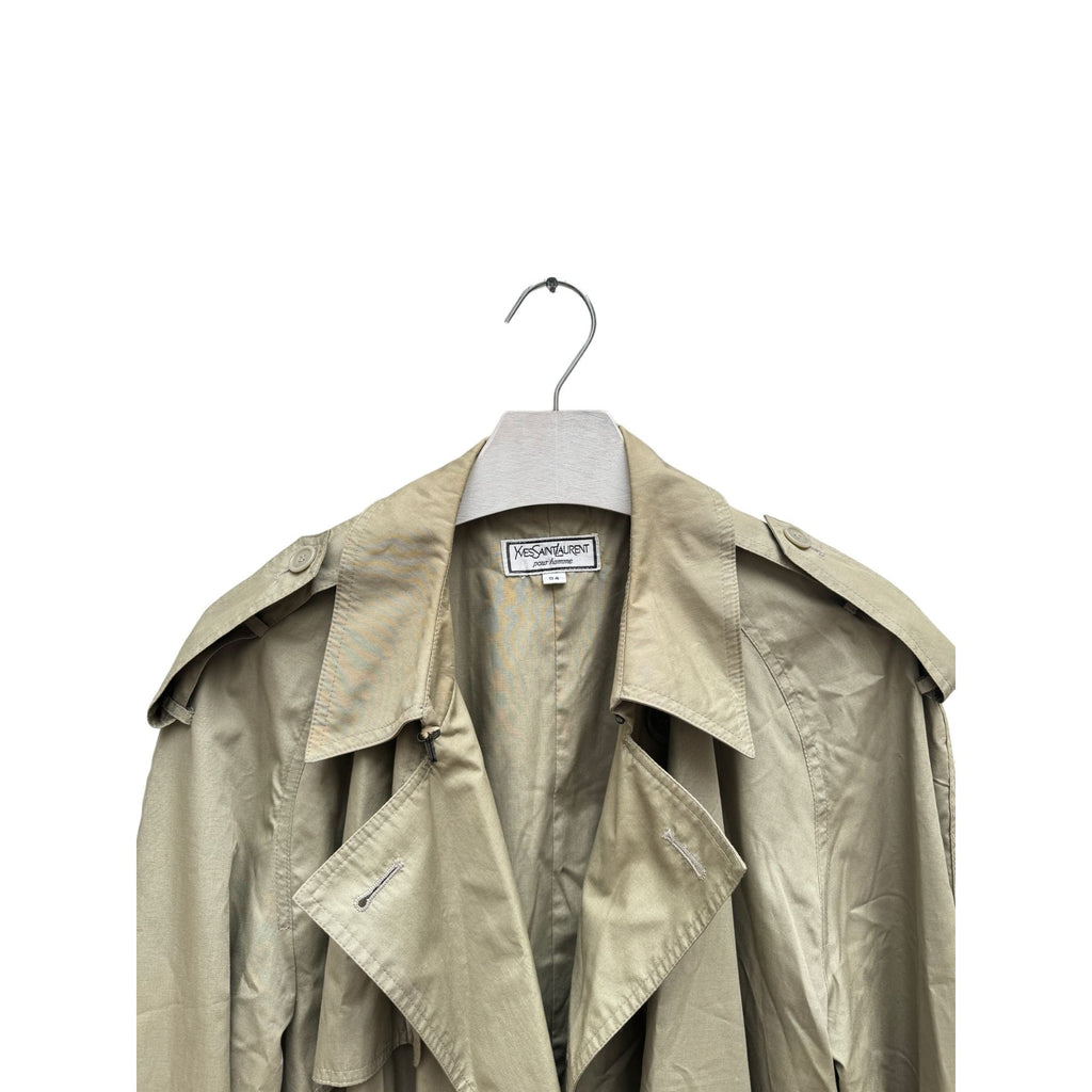 Vintage Beige Trench RainCoat