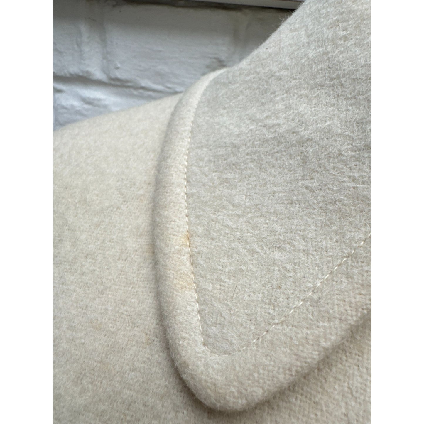 1970s Ecru Wool Cape 