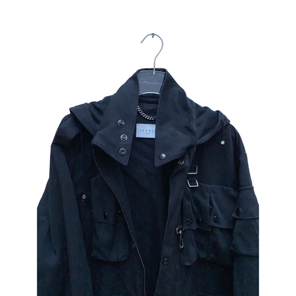 Black Tactic Parachute Bomber Jacket