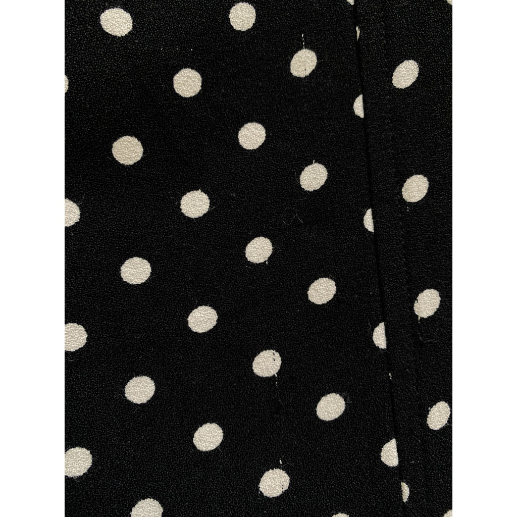 Vintage 1970s Black Dot Dress