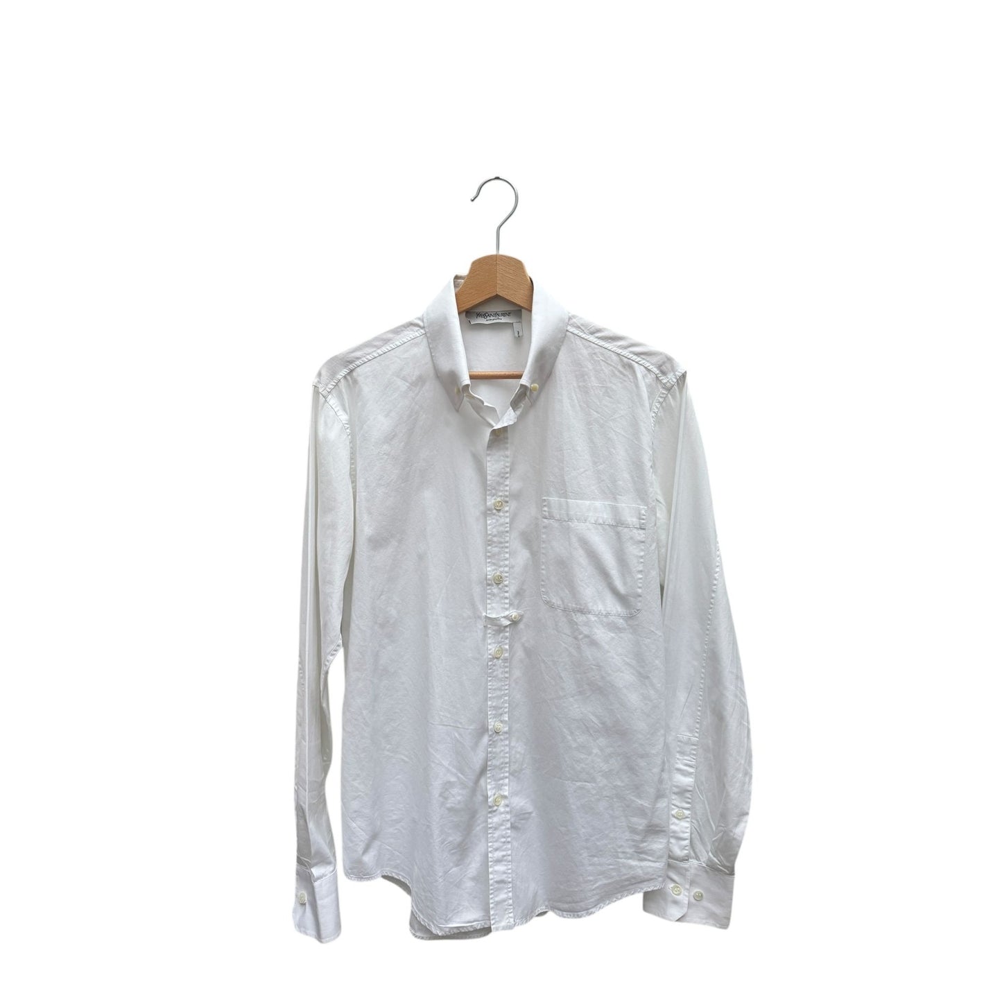  Classic White Button-Down Shirt
