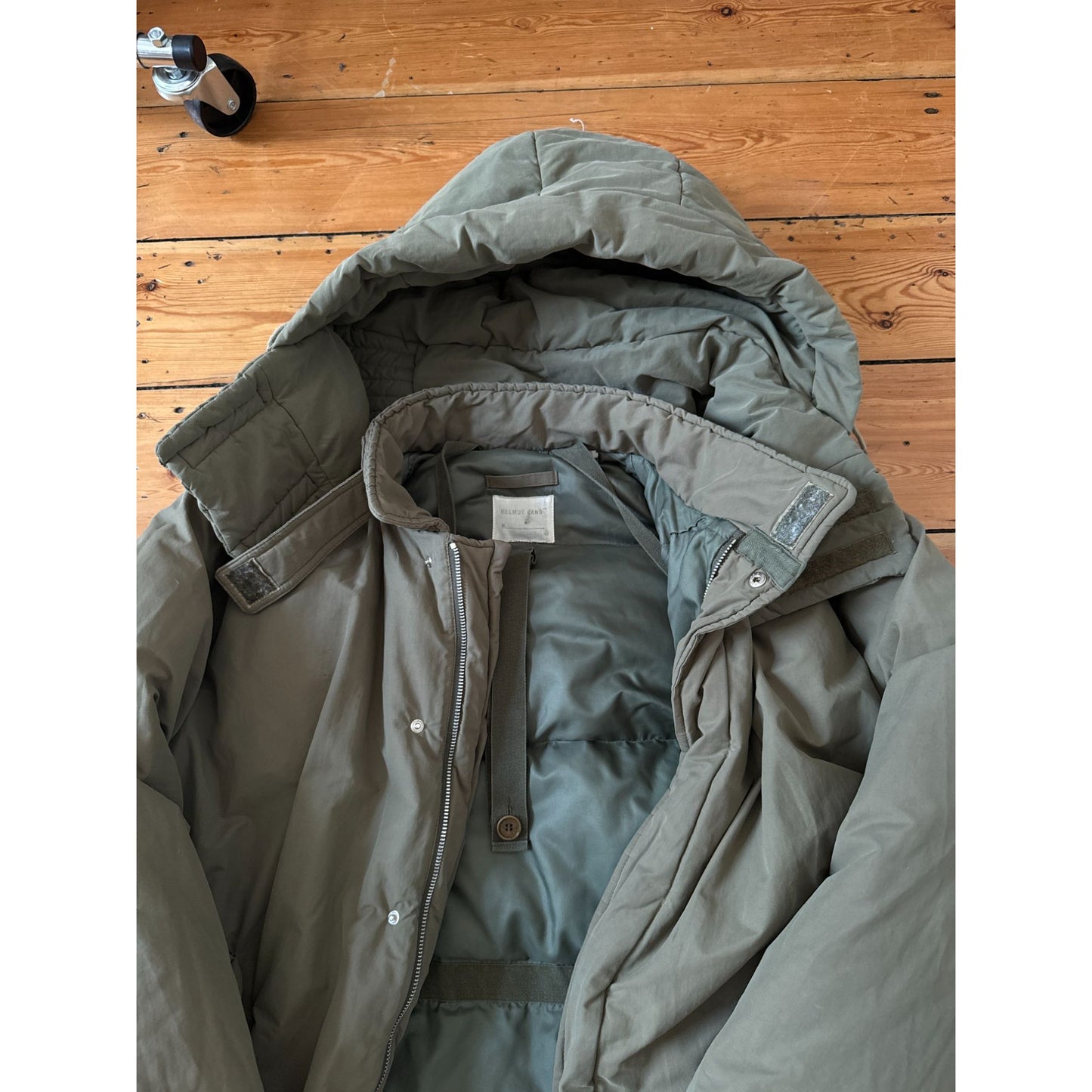 FW1999 Men’s Down Filled Eskimo Coat  Size 52 / L – Made in Italy