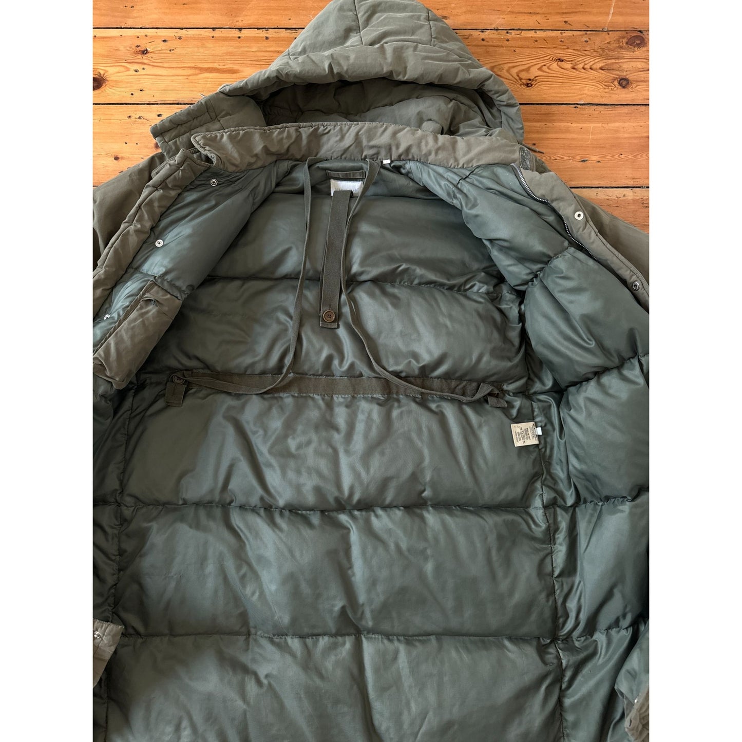 FW1999 Men’s Down Filled Eskimo Coat  Size 52 / L – Made in Italy