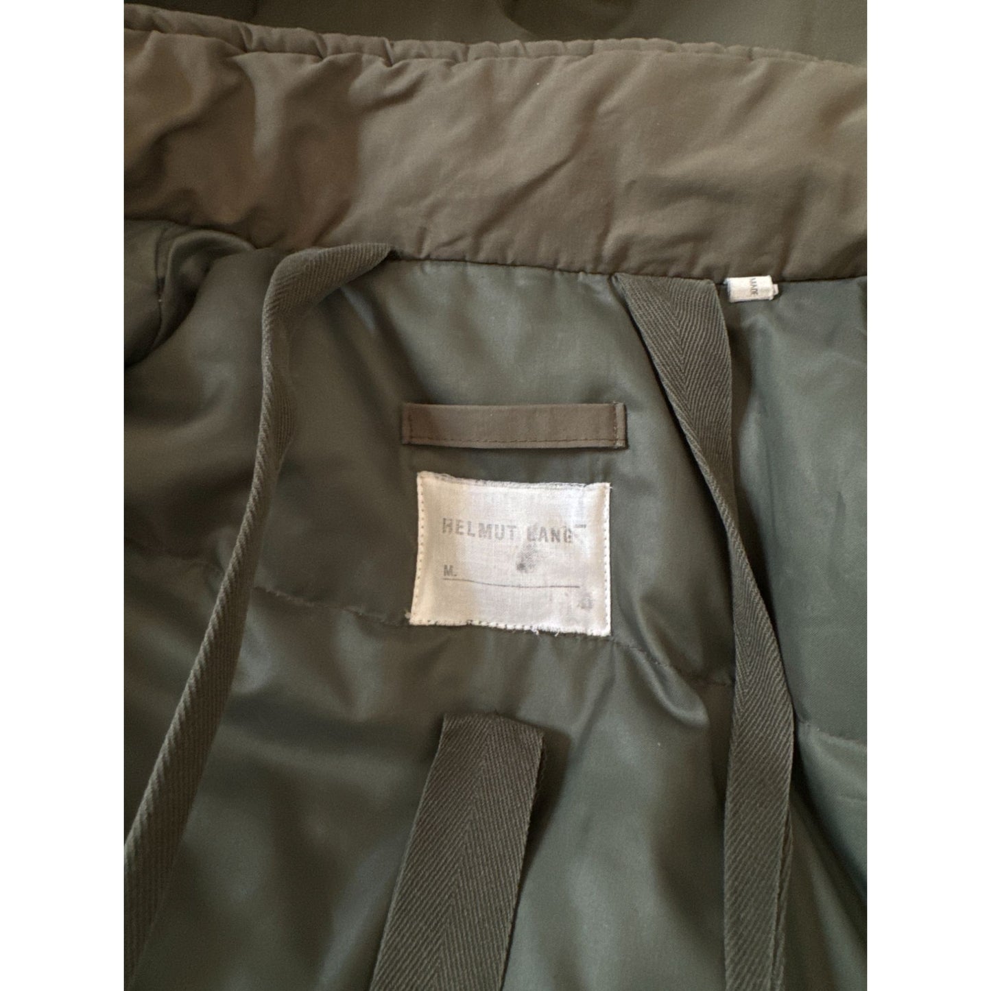 FW1999 Men’s Down Filled Eskimo Coat  Size 52 / L – Made in Italy