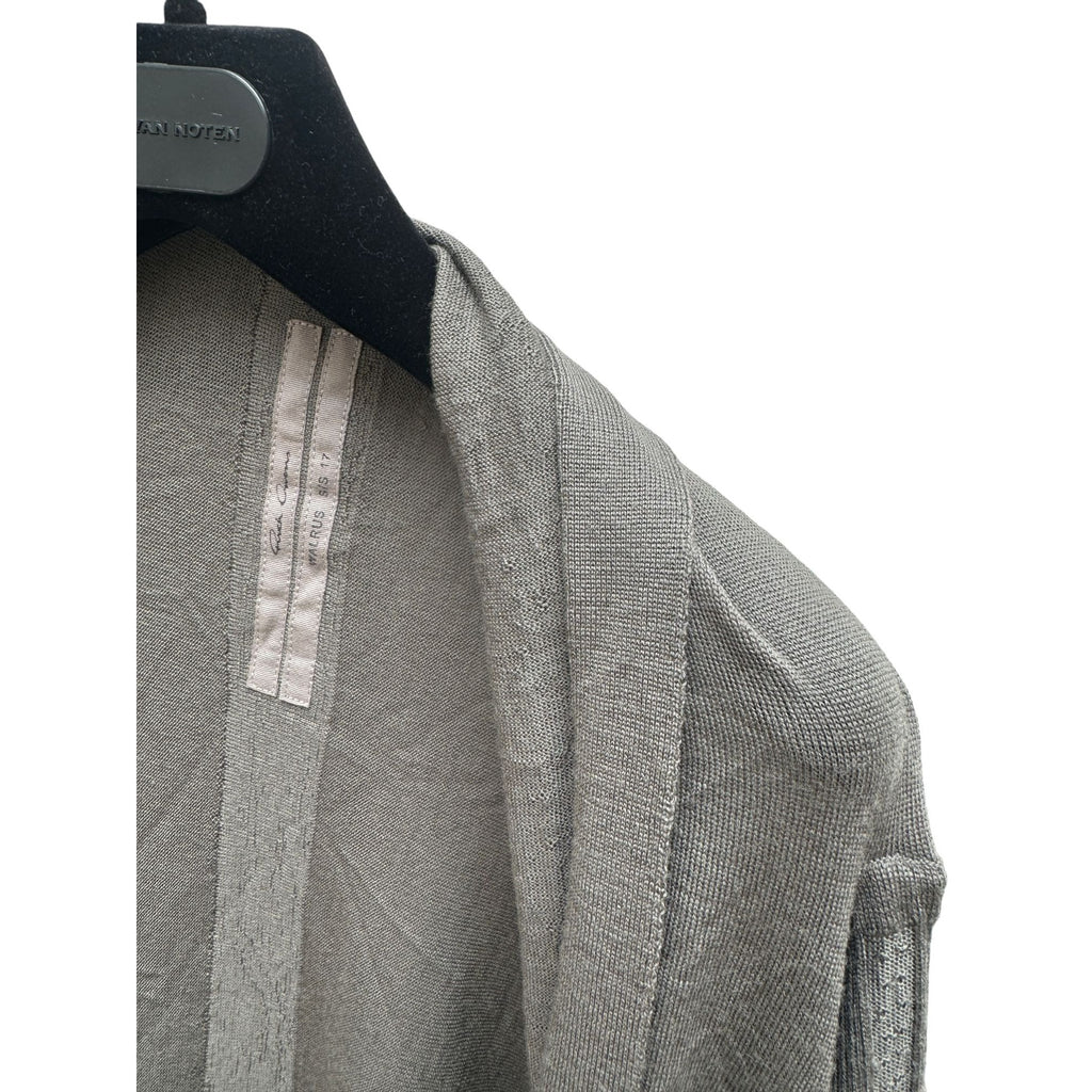 SS 2017 Walrus Cardigan Virgin Wool Grey Cardigan