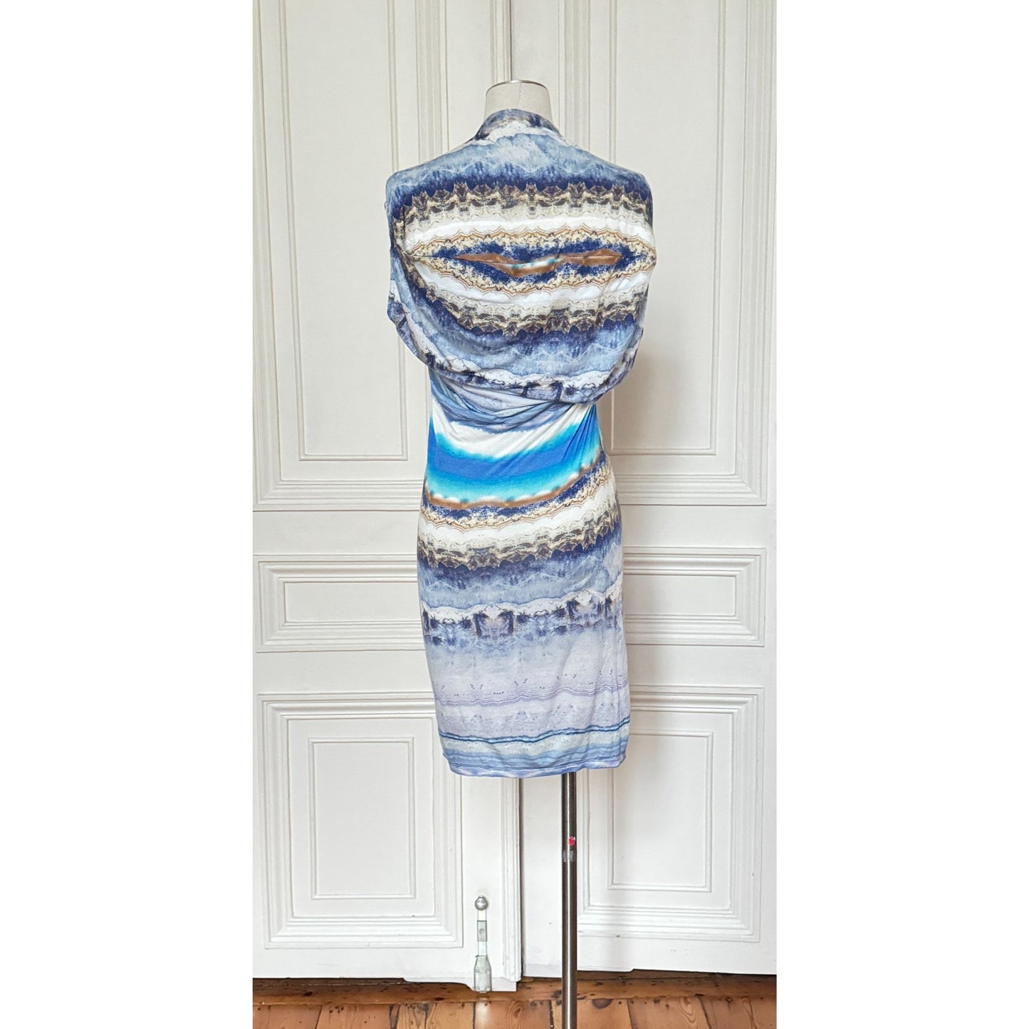 Resort 2010 Blue Printed Dress 