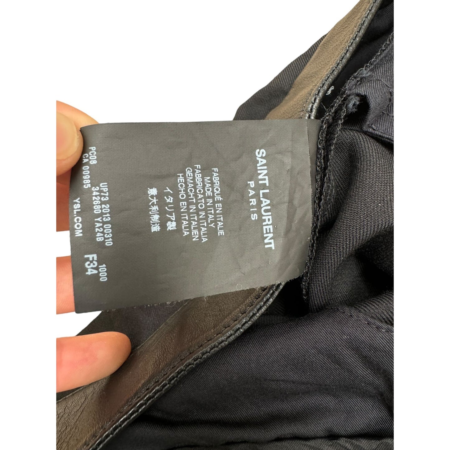 2013 Black Wool Pants  Hedi Slimane Era