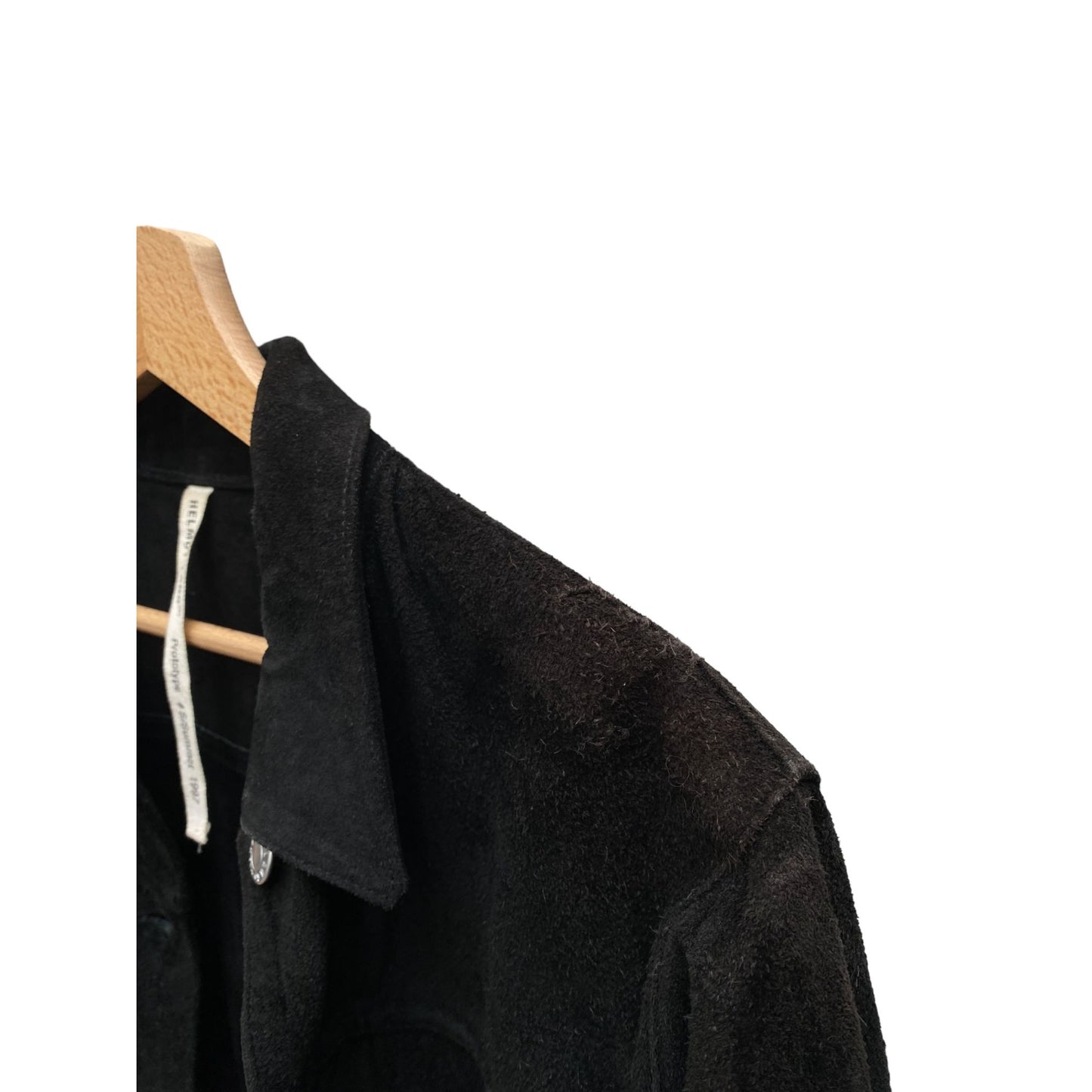 SS 1997 Black Suede Trucker Jacket