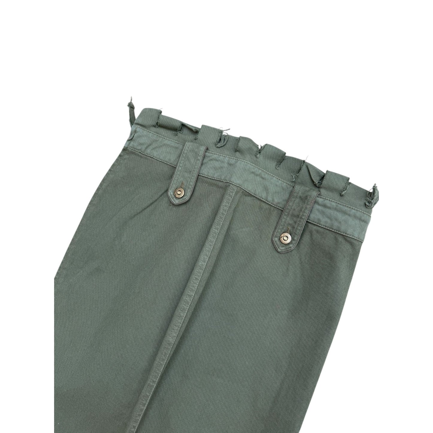 2002 Khaki Military Distressed Skirt